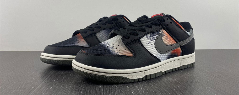 Nike Dunk Low Graffiti Black Red