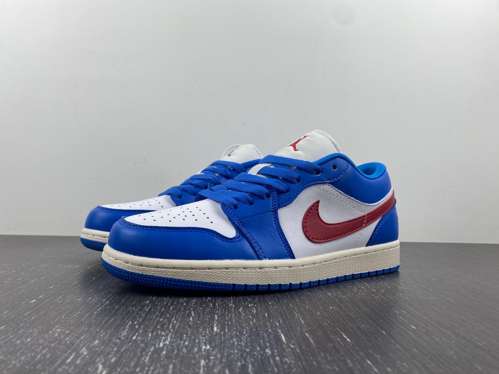 Jordan 1 Low Sport Blue Gym Red