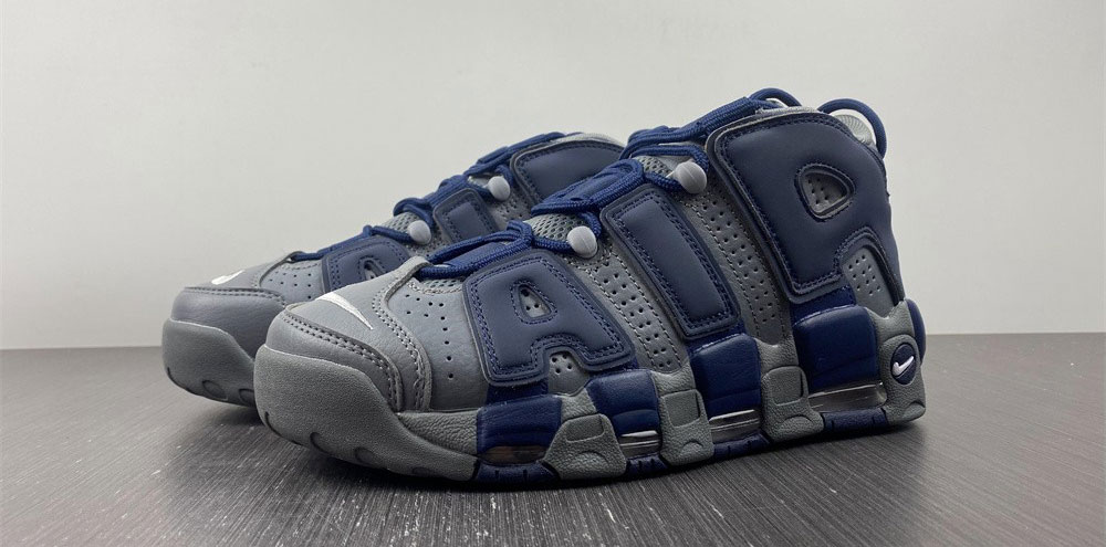 Nike Air More Uptempo Cool Grey Midnight Navy