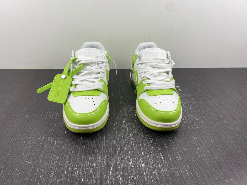 OFF-WHITE Out Of Office Sartorial Stitching Green