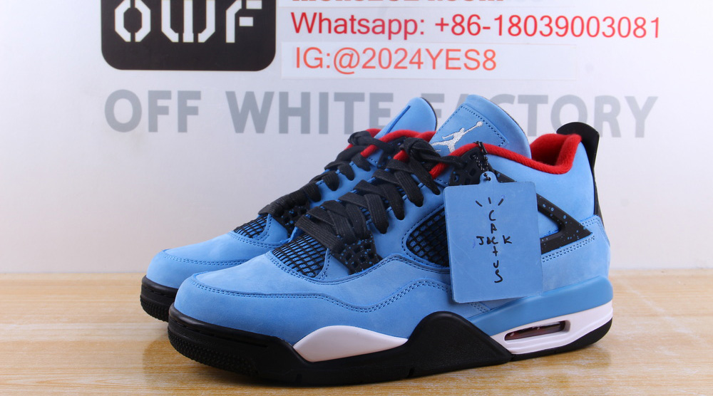 GX batch Air Jordan 4 Retro Travis Scott Cactus Jack