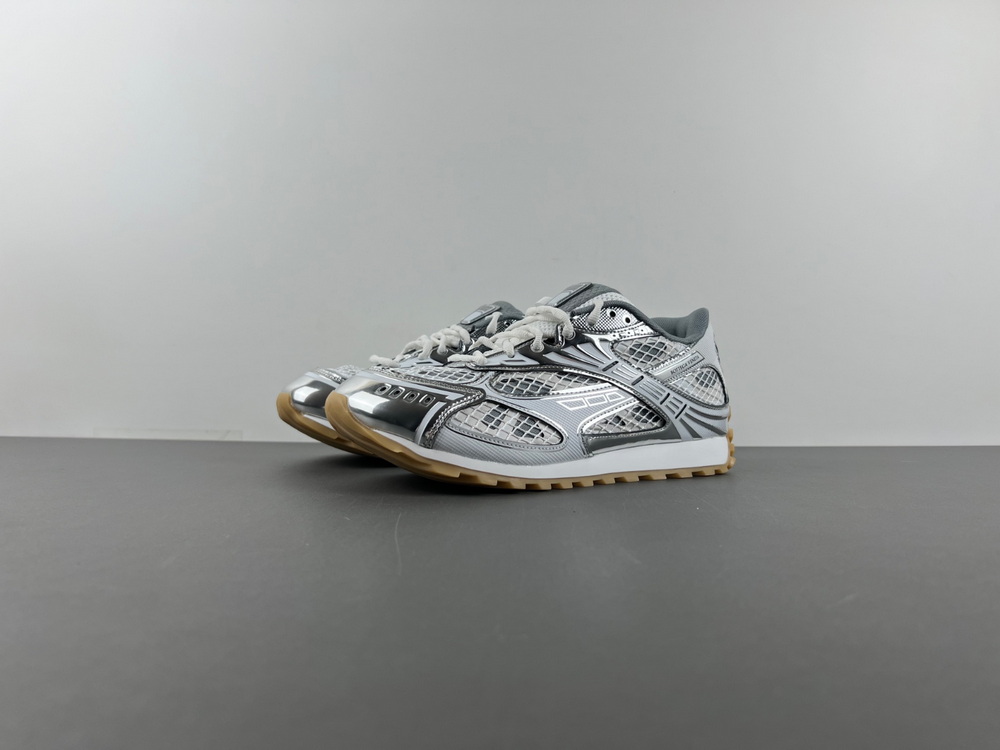 Bottega Veneta Orbit Silver Gray