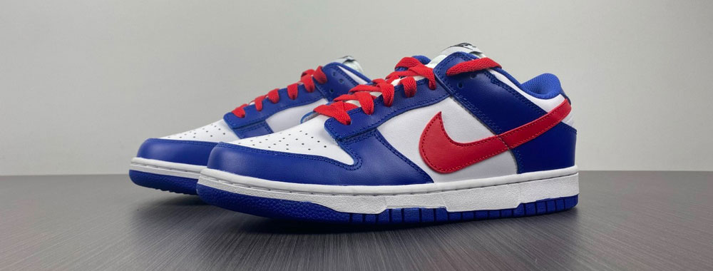 Nike Dunk Low Bright Crimson Game Royal
