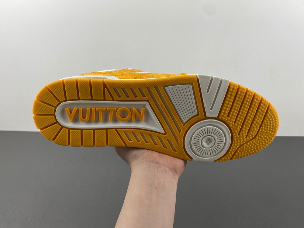 PK Batch Louis Vuitton LV trainer White Yellow US13=47