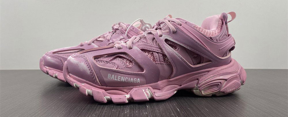 Balenciaga Track 3.0 Faded Sneaker In Pink