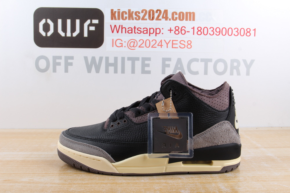 OG batch Jordan 3 Retro OG SP A Ma Maniére Black Violet Ore (W)