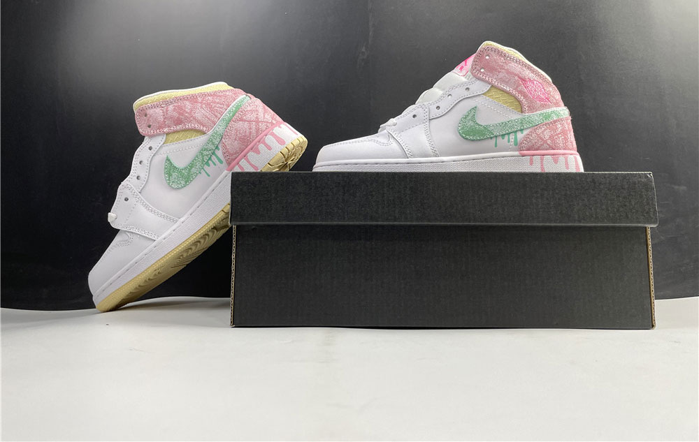 Nike Jordan 1 Mid Paint Drip