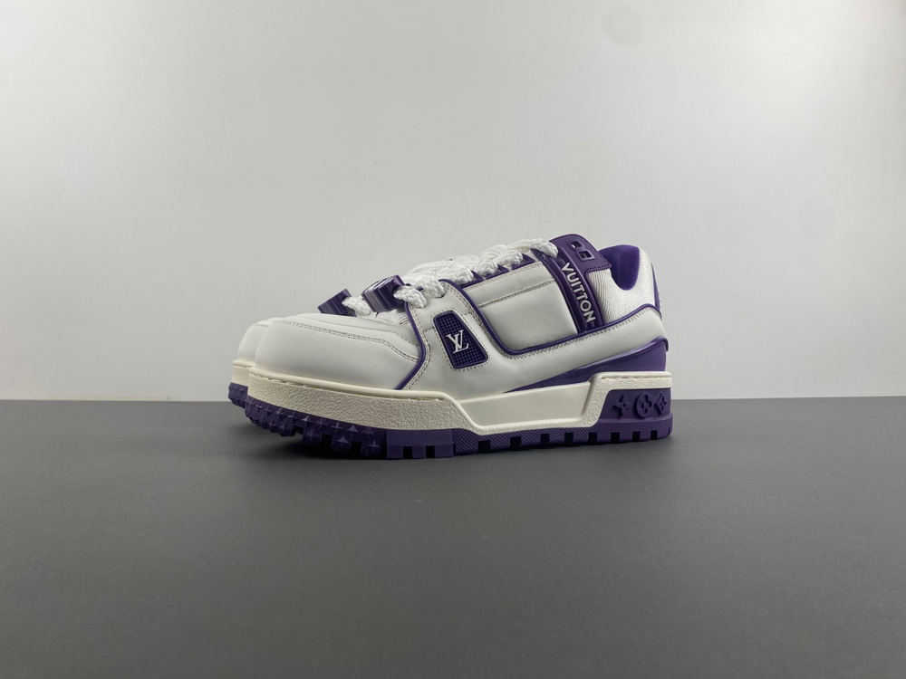 PK Batch Louis Vuitton LV trainer White Purple US13=47