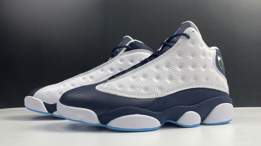 Jordan 13 Retro White Obsidian Powder Blue