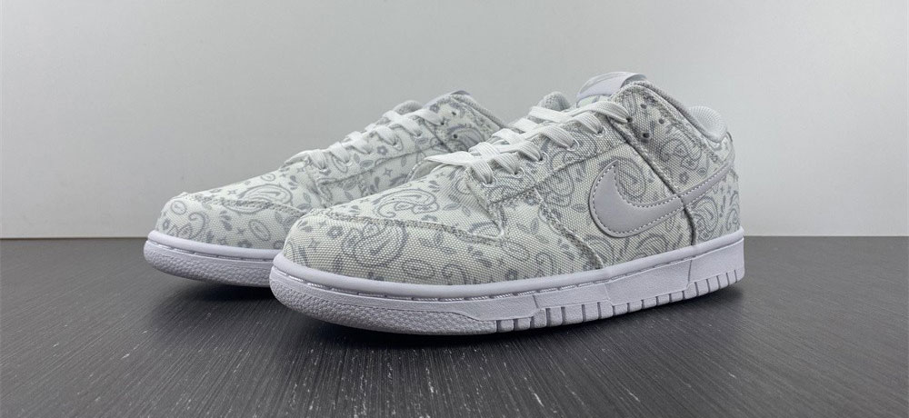 Nike Dunk Low White Paisley