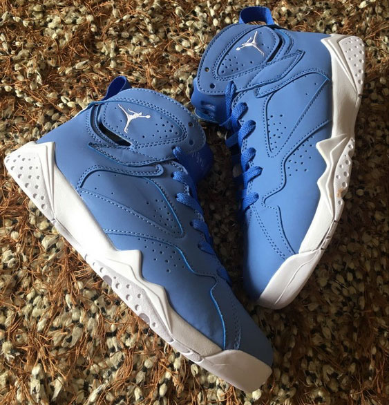 Air Jordan 7 White Card Blue