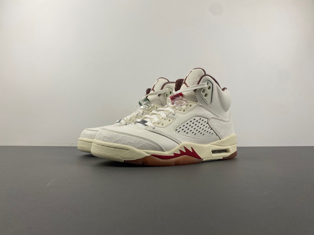 Air Jordan 5 El Grito Sail and Dark Pony