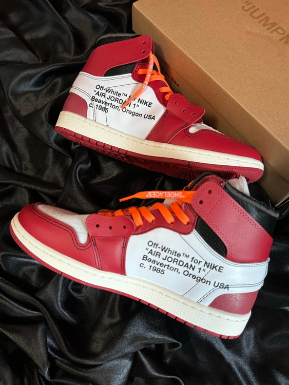 LJR batch Jordan 1 Retro High Off-White Chicago