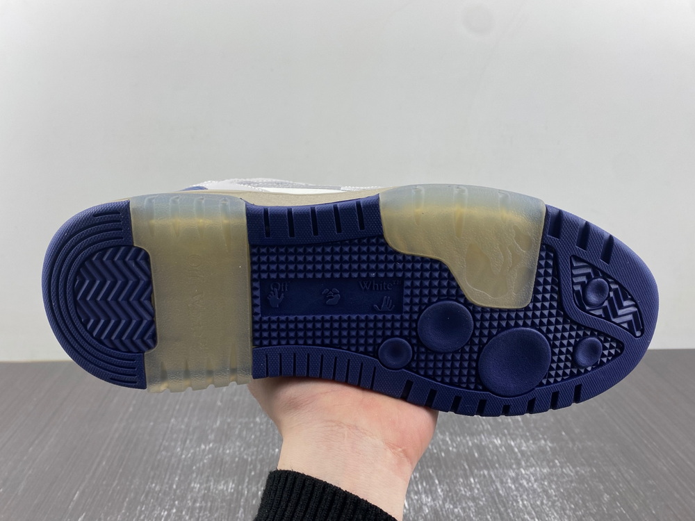 OFF-WHITE Out Of Office OOO Low White Navy