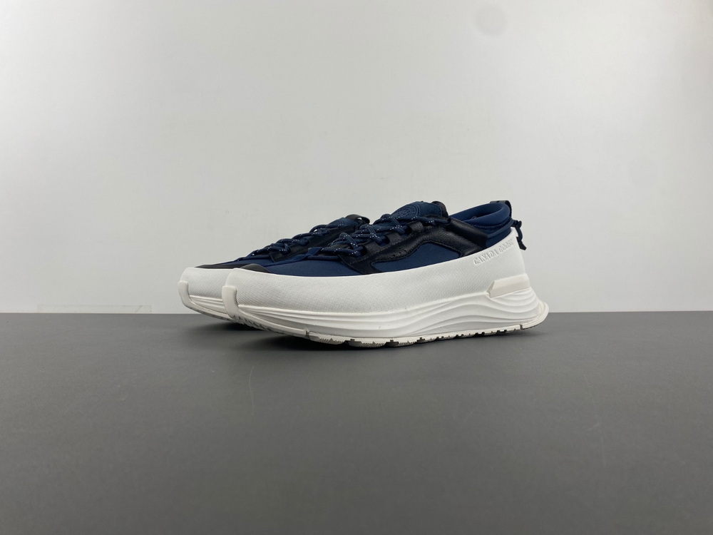 Canada Goose Glacier Trail Sneaker Black White Blue