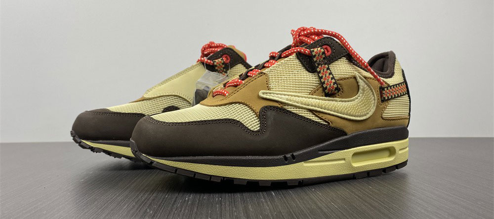 LW batch Nike Air Max 1 Travis Scott Cactus Jack Baroque Brown