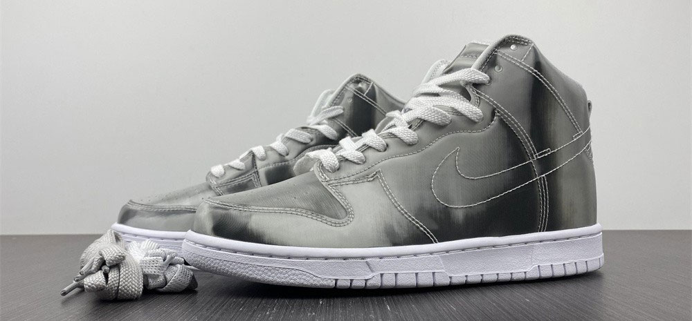 Nike Dunk High CLOT Metallic Silver
