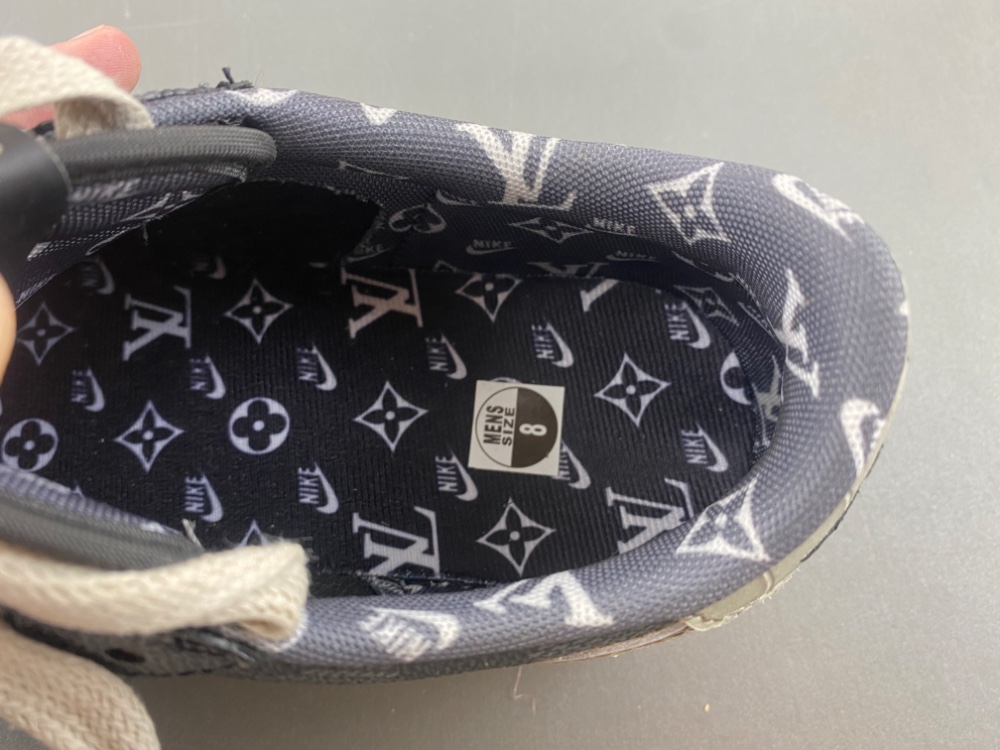 Air Jordan 1 Low X LV Grey Black