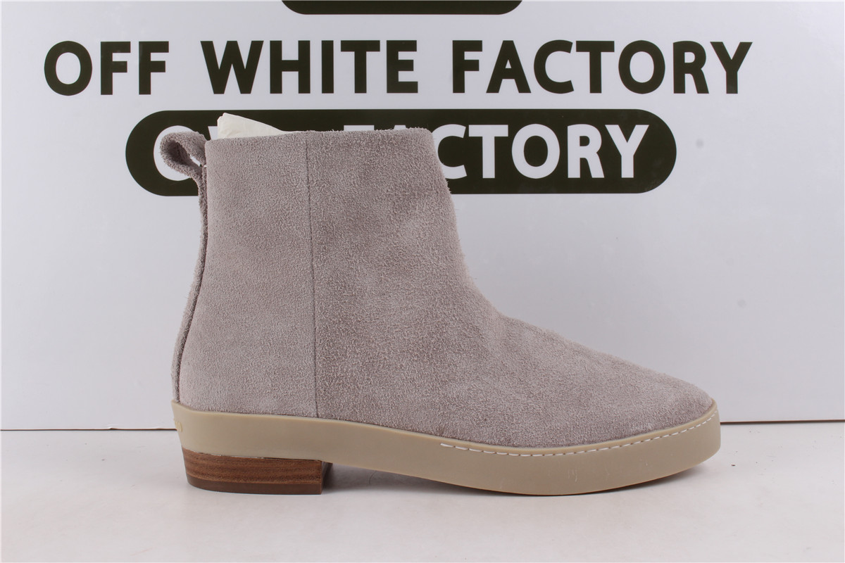 @OWF Fear of God Grey Santa Fe Chelsea Boots