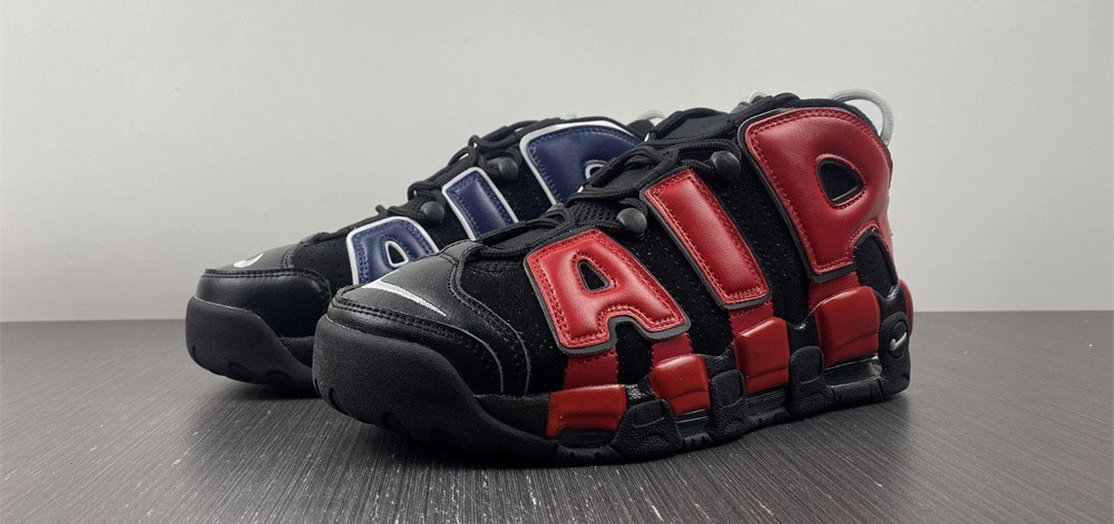 Nike Air More Uptempo Alternates Black Varsity Red