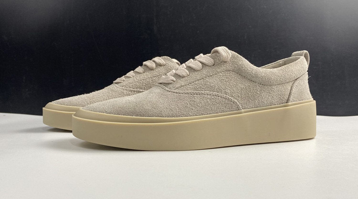 Fear of God 101 Lace Up Low Top Rough Suede Grey