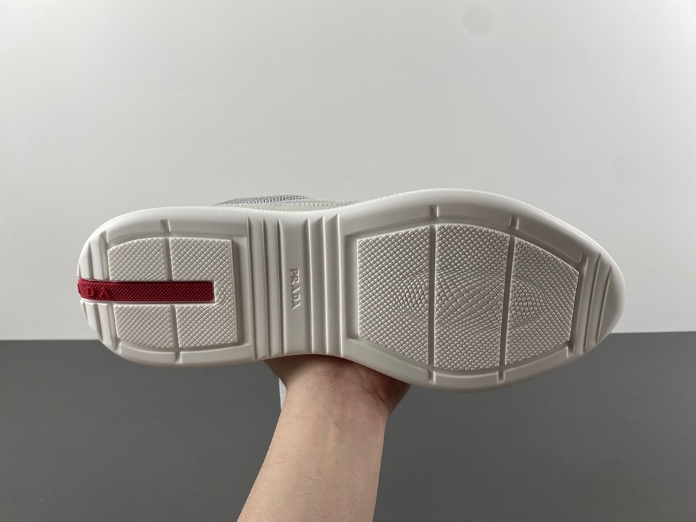 Prada Americas Cup White Silver