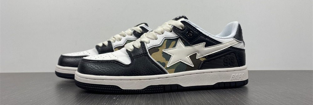 A Bathing Ape Bape SK8 Sta Black