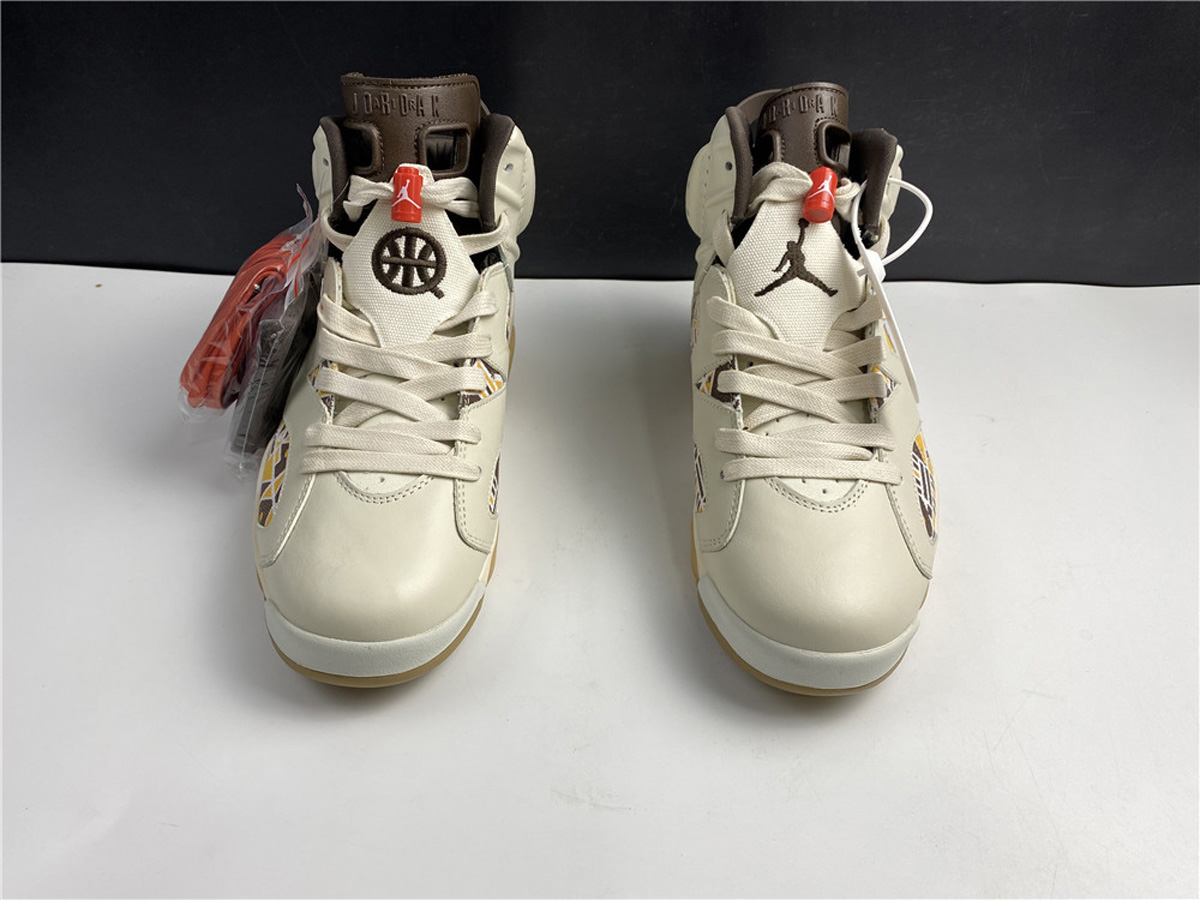 Nike Air Jordan 6 Retro Quai54 Sail Brown (2020)