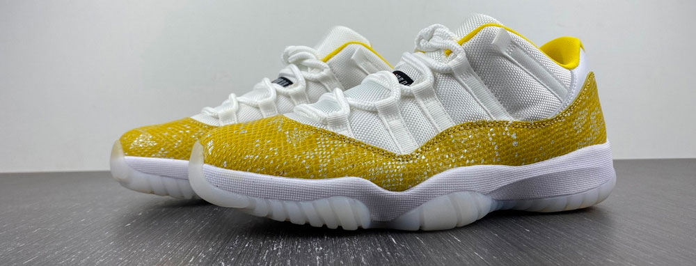 Air Jordan 11 Low Yellow Snakeskin