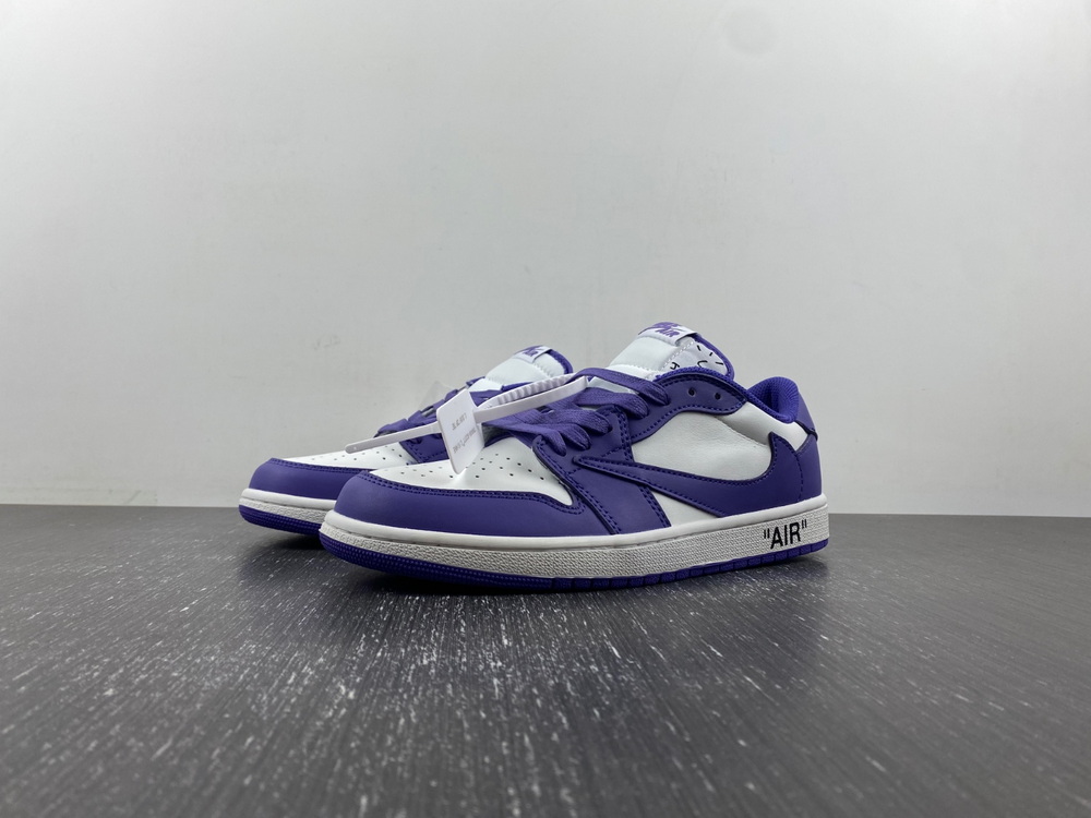 Travis Scott x Air Jordan 1 Low OG Purple White