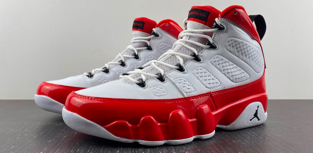 Jordan 9 Retro White Gym Red