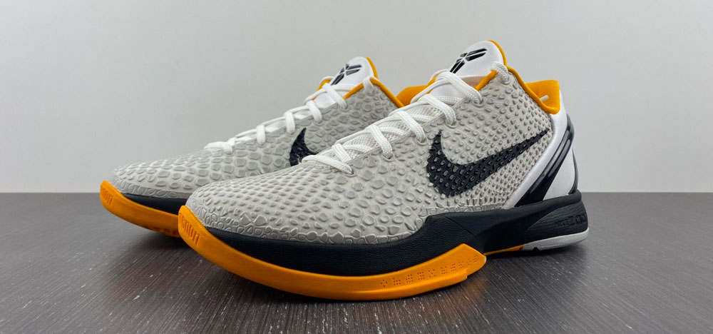 Kobe 6 Protro Playoff Pack White Del Sol Biggest 14