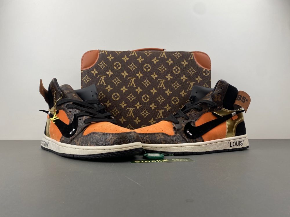 OFF-WHITE x Air Jordan 1 LV High Gold
