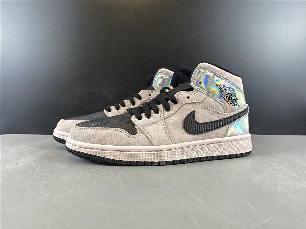 Air Jordan 1 Mid Dirty Powder Iridescent