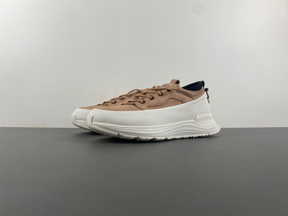 Canada Goose Glacier Trail Sneaker Tan White