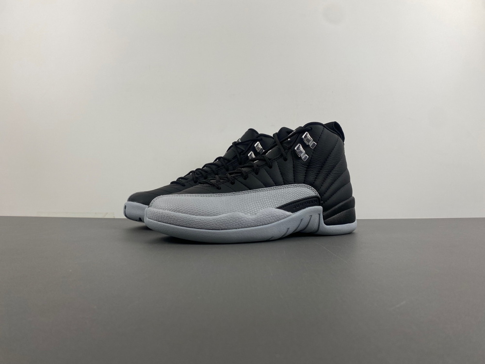 Air Jordan 12 Black Wolf Grey
