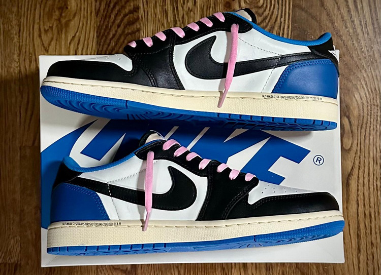 PK 4.0 batch Air Jordan 1 Low fragment design x Travis Scott
