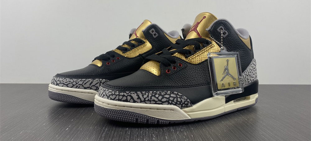 Air Jordan 3 Black Gold