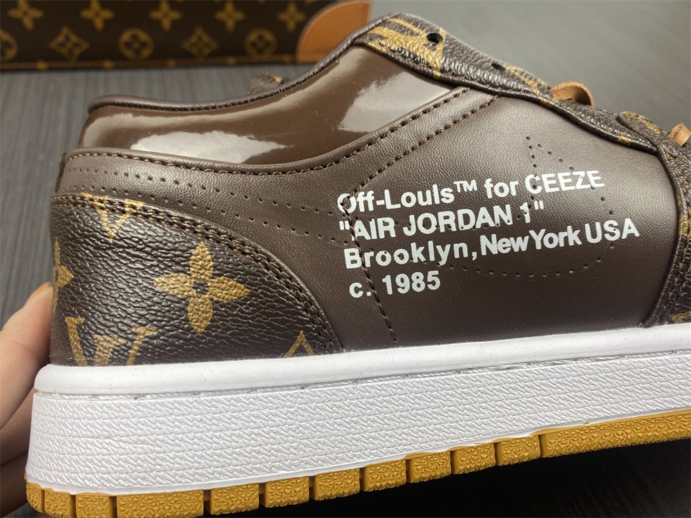 OFF-WHITE x Air Jordan 1 LV Brown