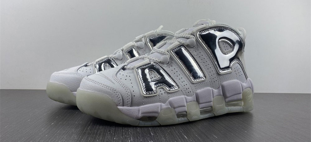 Nike Air More Uptempo Chrome White