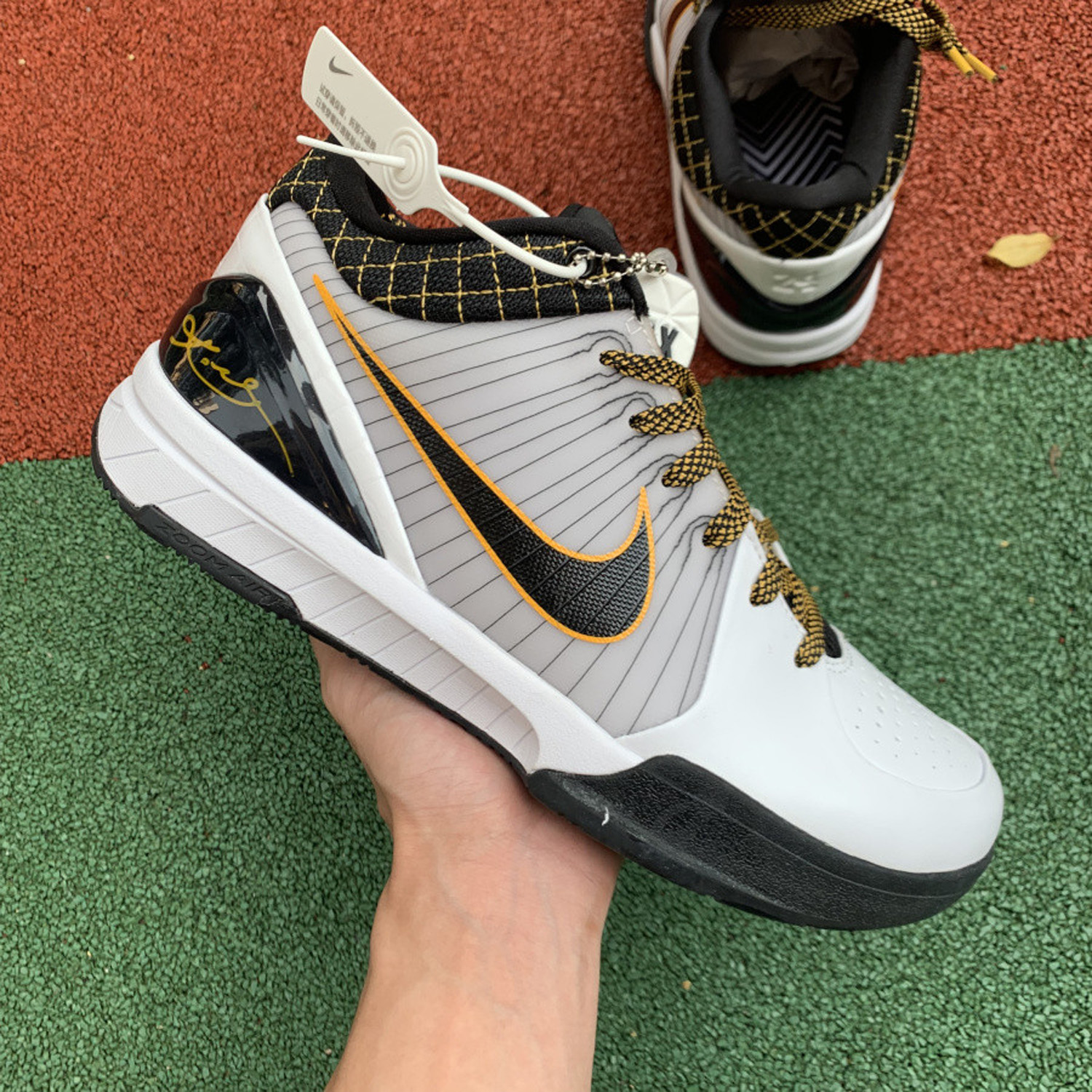 Kobe 4 Protro White Black Del Sol