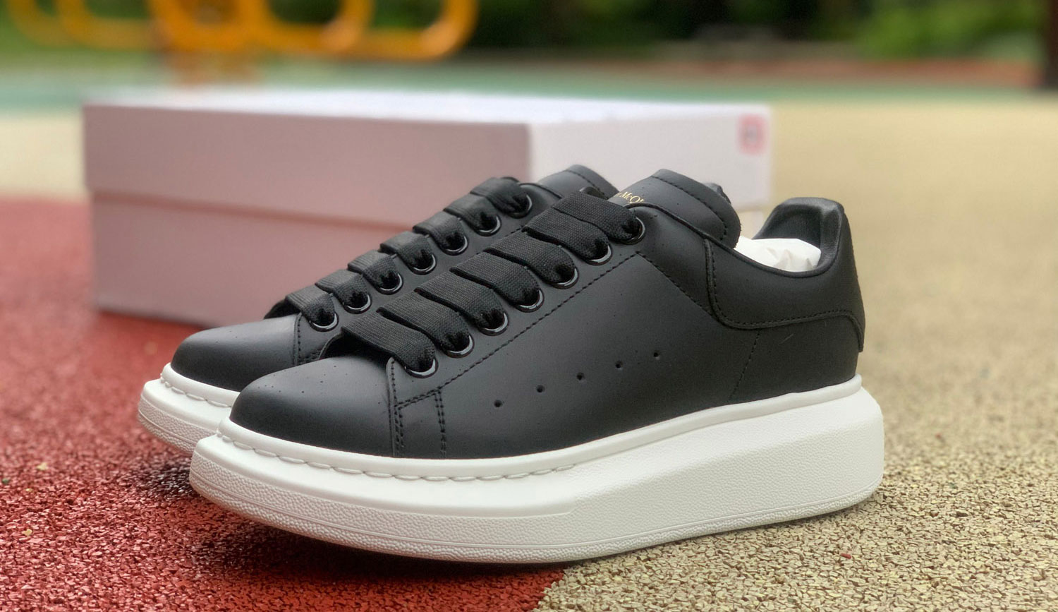 Alexander McQueen Oversized Black White Sole
