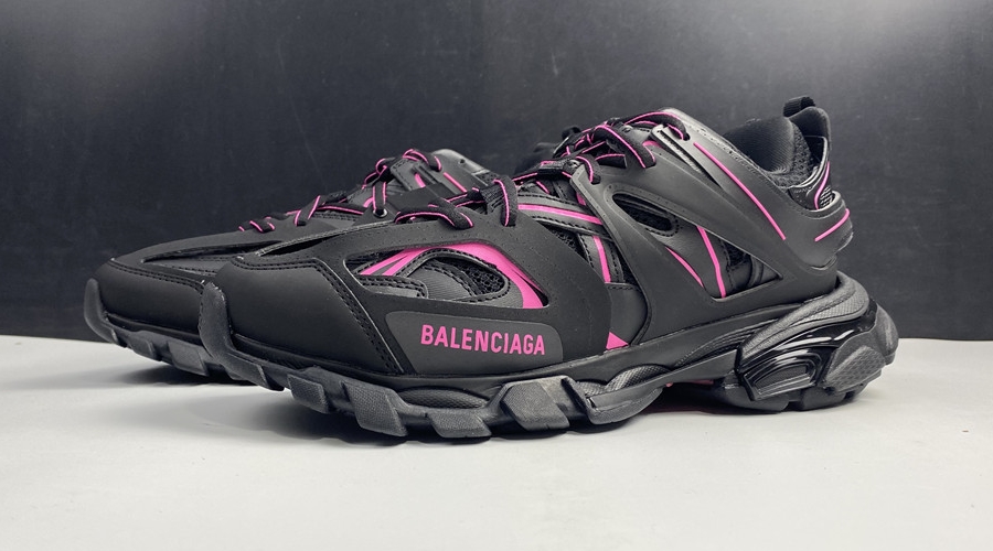 Balenciaga Track Sneaker Black Plum