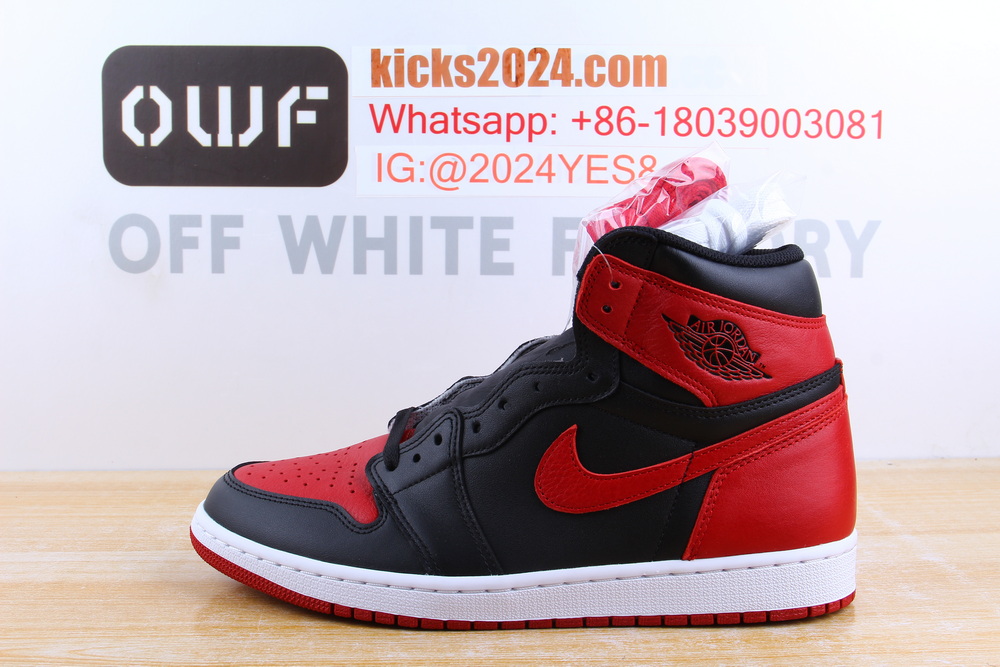 LJR batch Jordan 1 Retro High Bred Banned (2016)