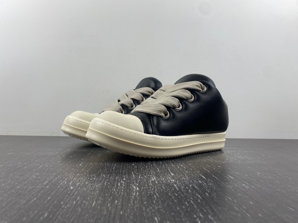 Rick Owens Porterville Jumbolaced Low Black