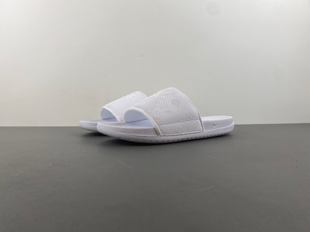 Nike Kobe Offcourt Slide Triple White Biggest 14
