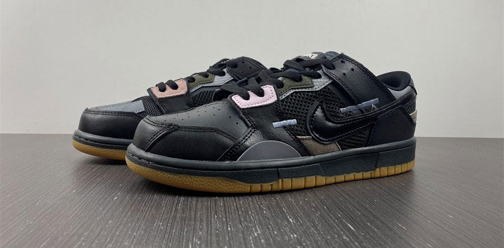 Nike Dunk Low Scrap Black Gum