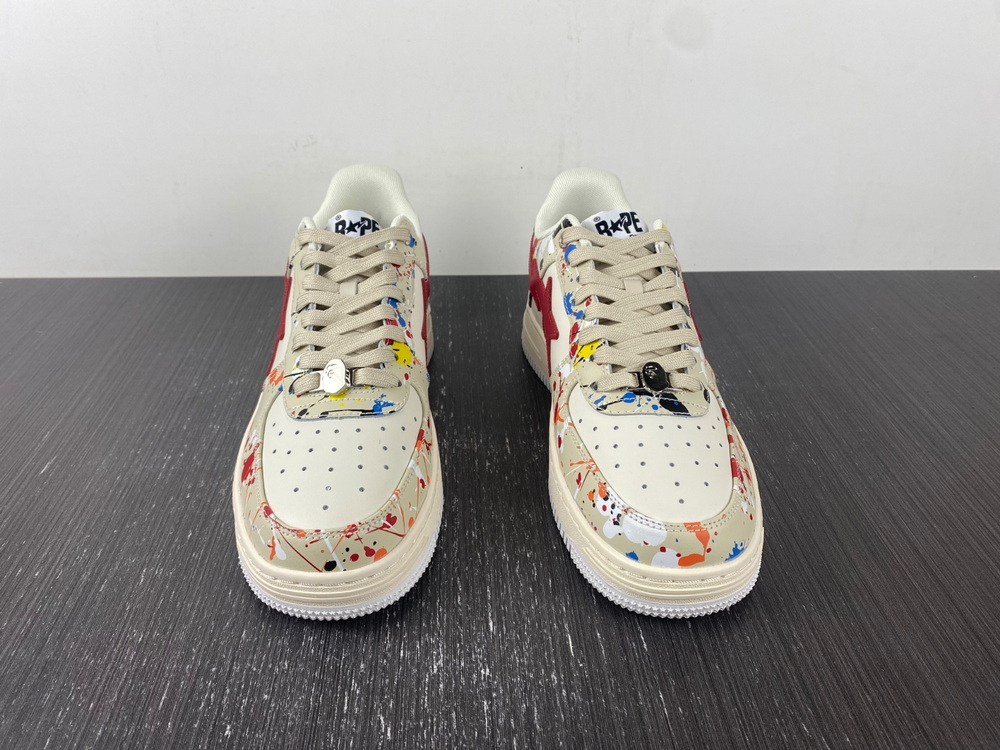 A Bathing Ape Bape Sta Paint Beige