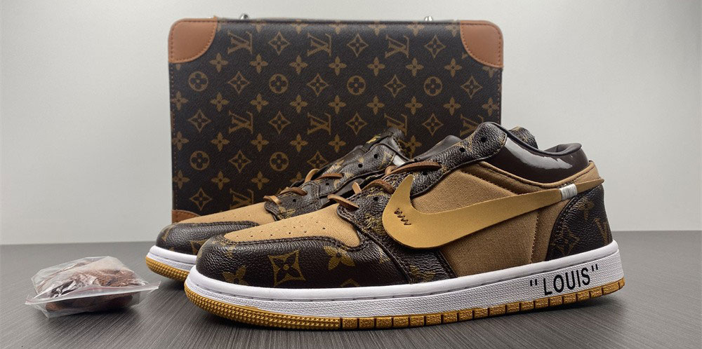OFF-WHITE x Air Jordan 1 LV Brown