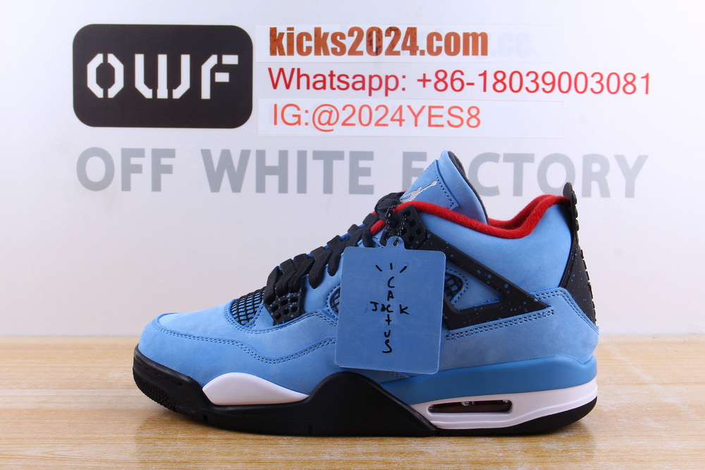 GX batch Air Jordan 4 Retro Travis Scott Cactus Jack